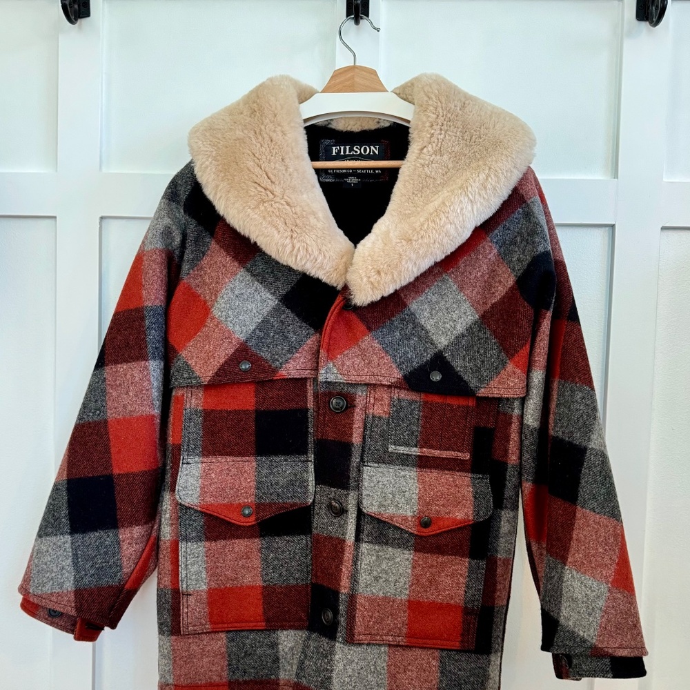 Filson Wool Packer Coat, Men's Size Small, "Rust" Colour - Picture 7 of 7